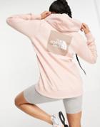 The North Face Box Nse Hoodie In Light Pink