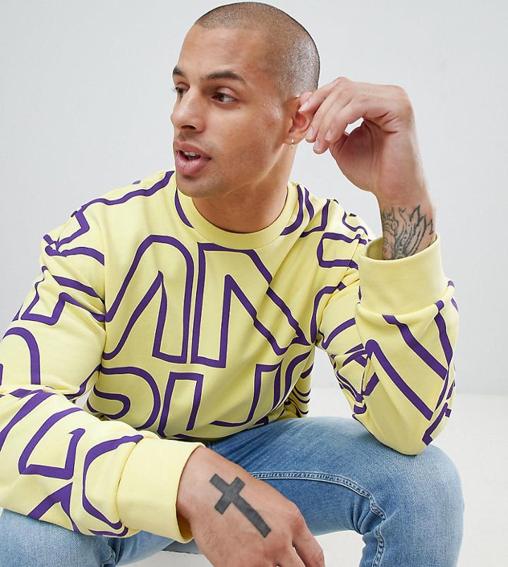 Puma Crew Neck Sweater - Yellow