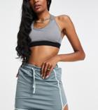 Asos 4505 Tall Skirt With Contrast Binding-green