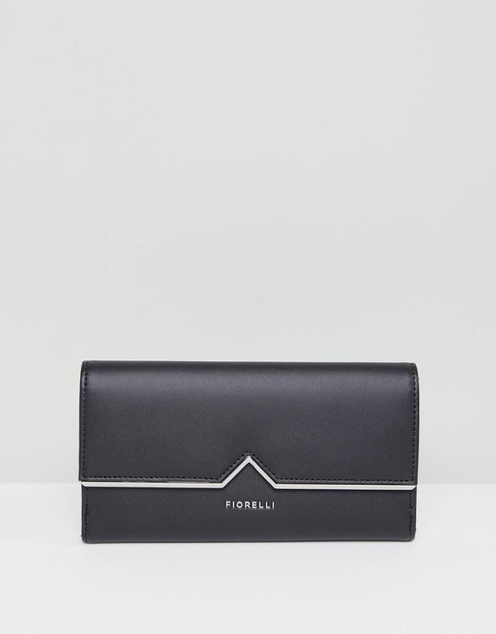 Fiorelli Lorrie V Bar Flap Over Purse - Black