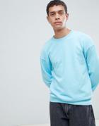 Jack & Jones Originals Neon Drop Shoulder Sweatshirt - Blue