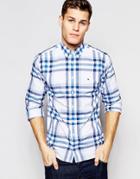 Tommy Hilfiger Shirt With Bold Check In New York Regular Fit Blue - Blue