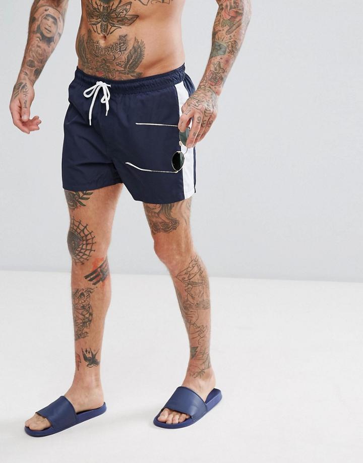 Bravesoul Classic Swim Short - Navy
