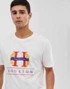 New Look T-shirt With Houston Print In White