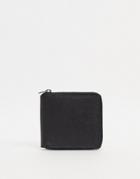 Urbancode Leather Ziparound Wallet-black