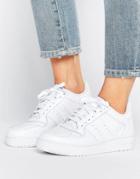 Adidas Attitude Revive Leather Sneakers - White