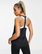 Elle Sport Signature Poly Tank In Black