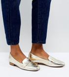 Asos Milestone Flat Shoes - Gold