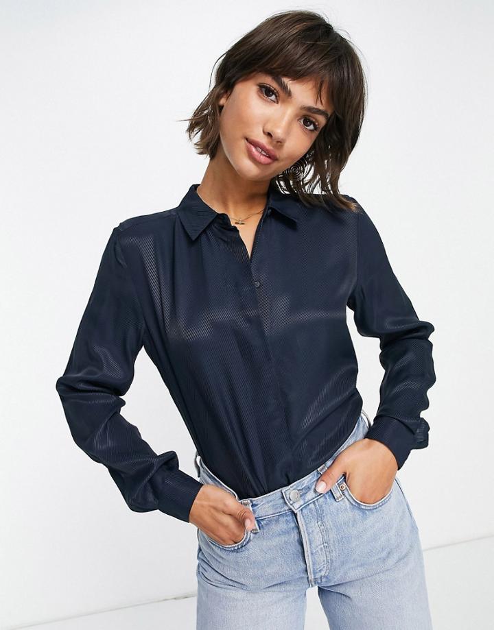 Selected Arabella Shirt In Dark Sapphire-blues