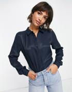 Selected Arabella Shirt In Dark Sapphire-blues