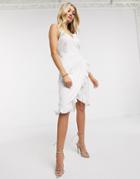 Ax Paris Cami Strap Mini Dress In White