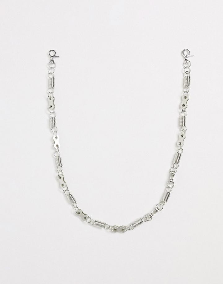 Svnx Moto Jean Chain-silver