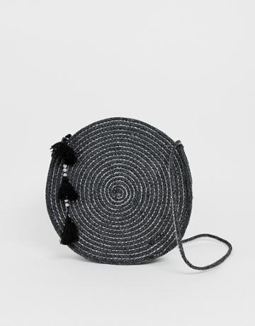America & Beyond Black Round Bag - Black