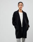 See U Soon Oversized Coat - Black