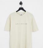 Collusion Logo T-shirt In Sage Green