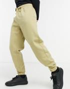 Topman Oversized Sweatpants In Stone-neutral
