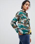 J.crew Mercantile Camo Jacket - Green