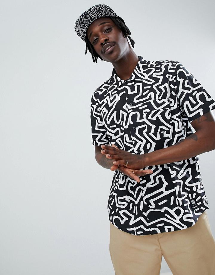 Element X Keith Haring Shirt In Black - Black