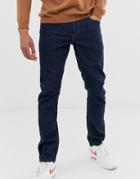 Asos Design Slim Jeans In Indigo - Blue