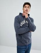 Abercrombie & Fitch Arch Logo Hoodie In Navy - Navy