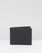Tommy Hilfiger Deboss Leather Card Holder - Black