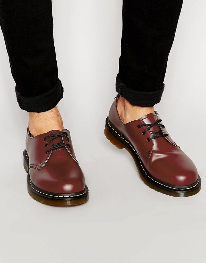 Dr Martens Original 3 Eye Shoes - Red