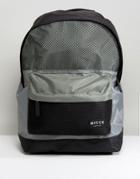 Nicce London Backpack In Black With Mesh Panels - Black