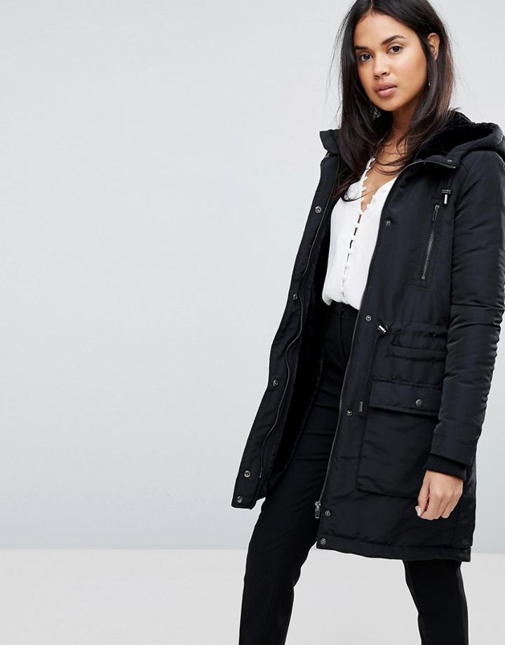 Y.a.s Parka Coat - Black