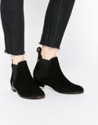 Carvela Turn Suede Chelsea Boots - Black Suede