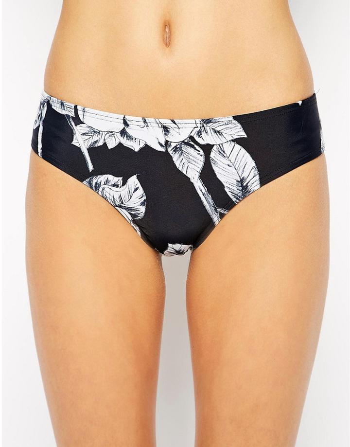 Talulah Make You Mine Bikini Bottom With Mixed Back Print - Multi