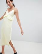 Vero Moda Frill Detail Cami Dress - Yellow