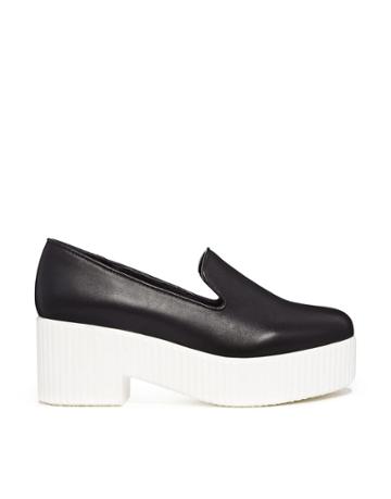 Shellys London Lacharite Monochrome Leather Heeled Shoes
