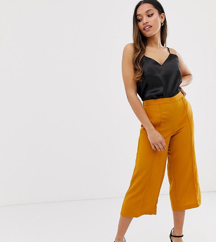Y.a.s Petite Stripe Culottes-yellow