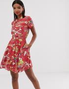 Polo Ralph Lauren Hawaiin Print Tea Dress