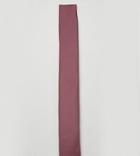 Noose & Monkey Tie In Dark Pink - Red