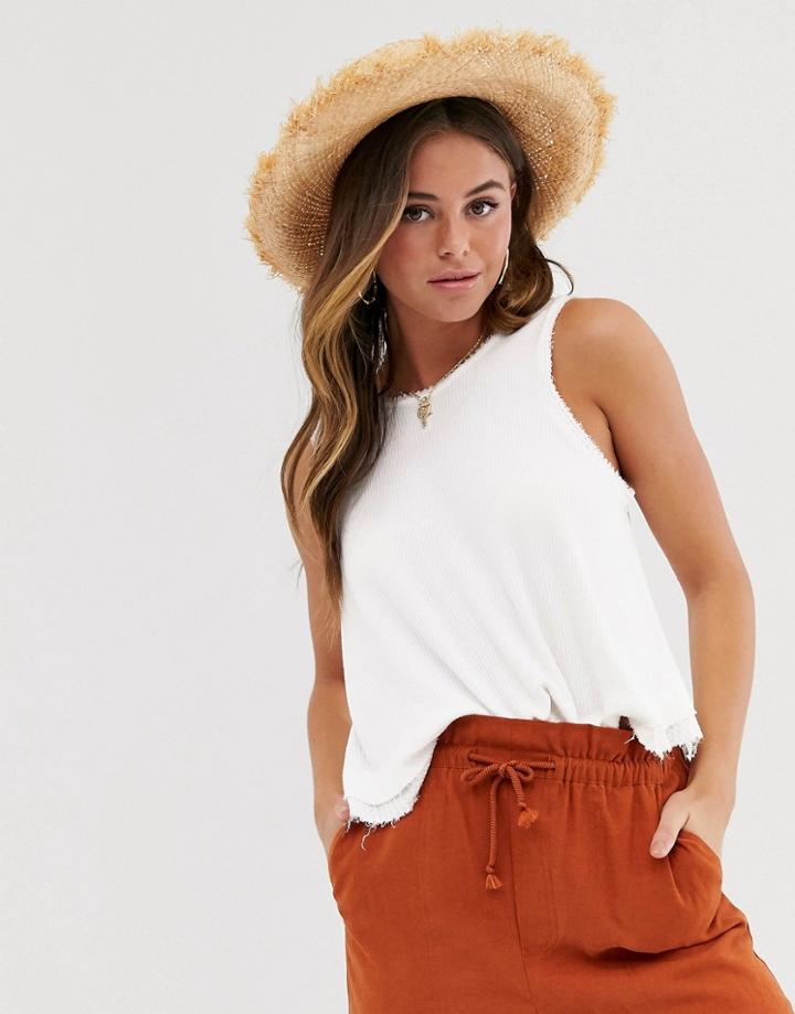 Free People New Love Tank Top-white