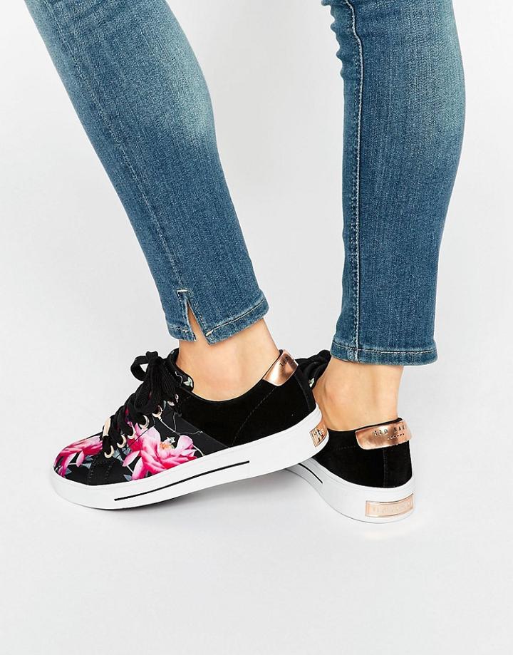 Ted Baker Jockei Citrus Bloom Sneakers - Multi