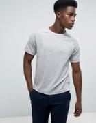 Kiomi T-shirt In Towelling Fabric With Raglan Sleeves - Gray