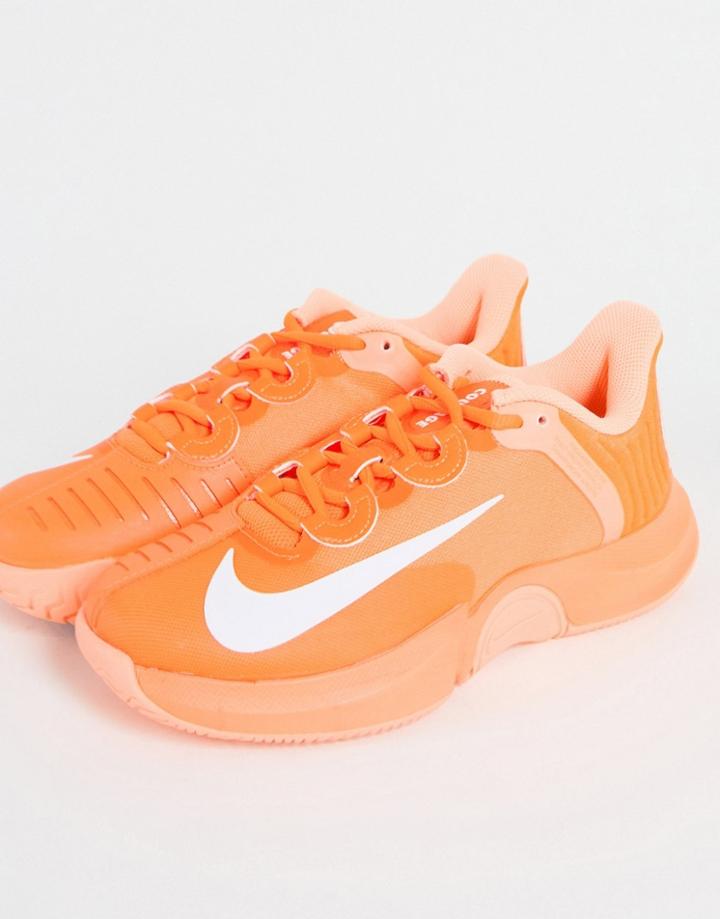 Nike Court Air Zoom Gp Turbo Naomi Osaka Hard Court Tennis Sneakers In Total Orange