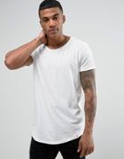 Lee Shaped T-shirt Melange Jersey - White