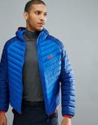 Jack Wolfskin Zenon Storm Puffer Jacket In Costal Blue - Blue