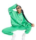 Asyou Branded Set Hoodie In Green