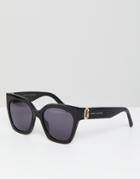 Marc Jacobs Oversized Square Frame Sunglasses - Black