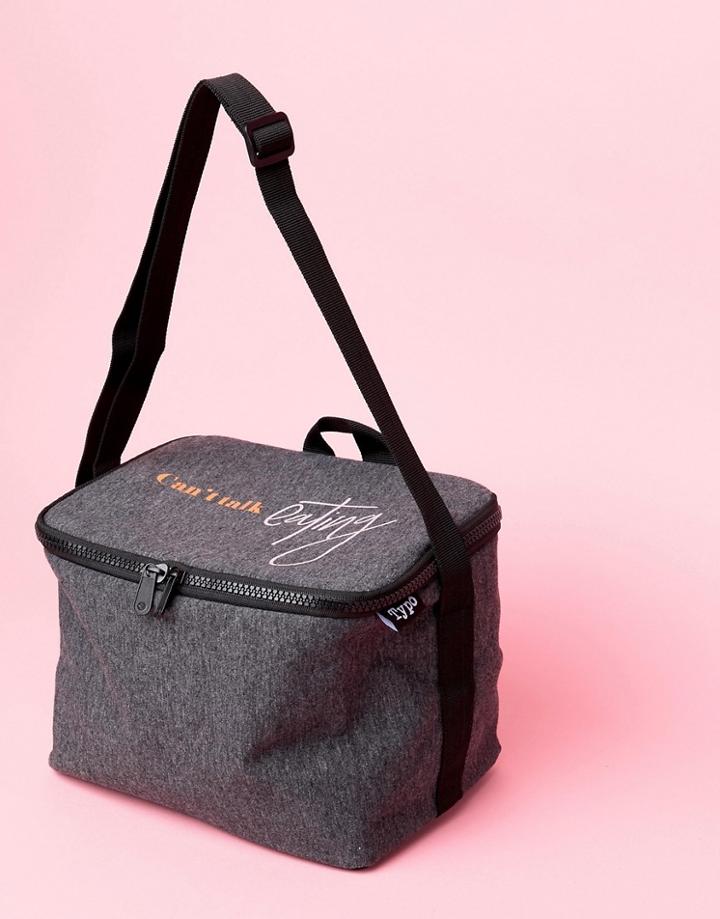 Typo Cant' Talk I'm Eating Cooler Bag - Multi