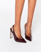Asos Piccadilly Pointed Heels - Red