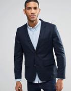 Farah Ellinson Cross Hatch Blazer - Navy