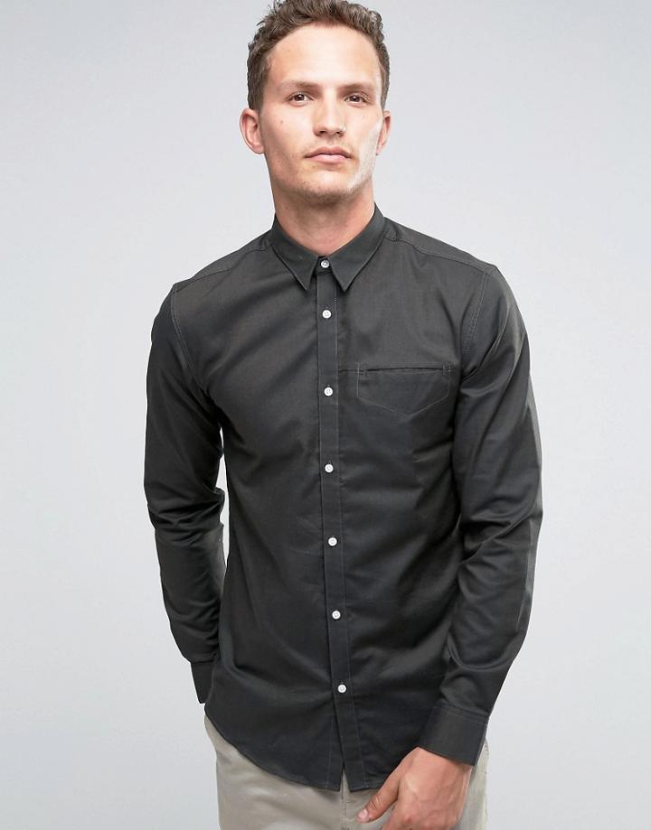 Selected Homme Smart Shirt In 100% Cotton - Green