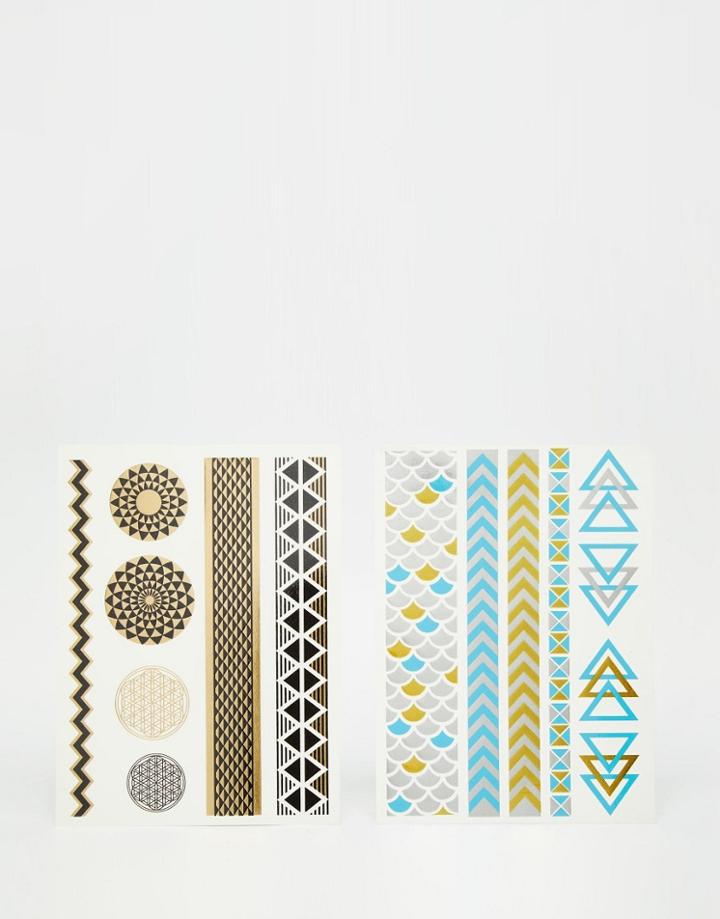 Anouska London Jewelry Temporary Body Tattoos - Gold