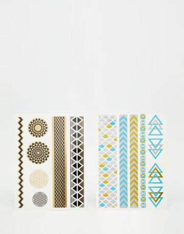 Anouska London Jewelry Temporary Body Tattoos - Gold