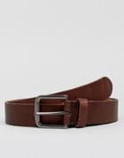 Esprit Leather Jeans Belt - Brown